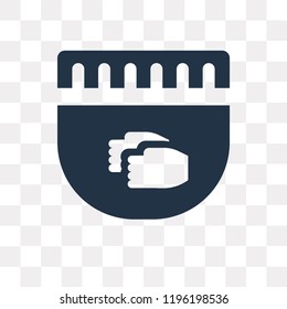 Cream vector icon isolated on transparent background, Cream transparency concept can be used web and mobile