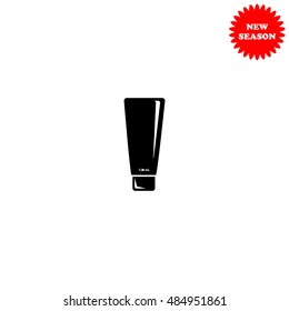 Cream vector icon isolated on white background.