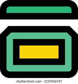 cream Vector illustration on a transparent background.Premium quality symbols.Stroke vector icon for concept and graphic design.