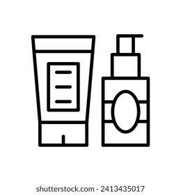 Cream Vector Line Icon Design