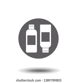 Cream web icon. Flat design style. Modern vector pictogram for web graphics - stock vector