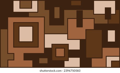 cream white brown tiles composition for decoration ,background and multipurpose use