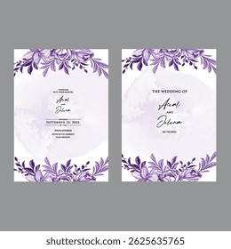 Cream-colored botanical card with fine calligraphy and soft flowers.