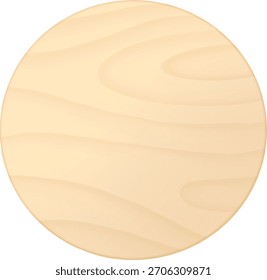 Creamcolored Polished Sphere with Swirling Patterns Black Background