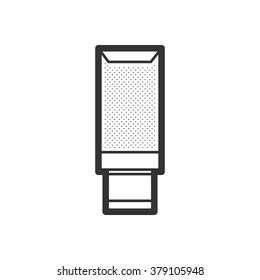 Creams, lotions for spa icon design