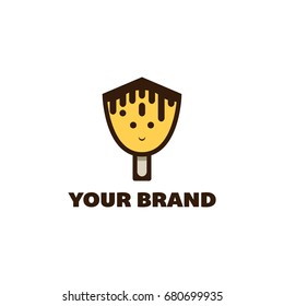 Creamy ice cream design vector for ice cream brand