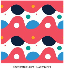 Creamy and juicy seamless pattern. Design for print, fabric, textile. Seamless wallpaper