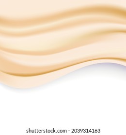Creamy light beige soft background vector illustration