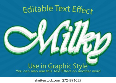 Efecto de texto lechoso cremoso con letras suaves y brillantes y reflejos líquidos suaves para un aspecto fresco y moderno.
Perfecto para la marca de productos lácteos, anuncios de alimentos, carteles, logotipos y atractivos diseños de redes sociales