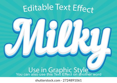Efecto de texto lechoso cremoso con letras suaves y brillantes y reflejos líquidos suaves para un aspecto fresco y moderno.
Perfecto para la marca de productos lácteos, anuncios de alimentos, carteles, logotipos y atractivos diseños de redes sociales