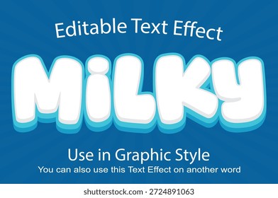 Efeito de texto leitoso cremoso com letras suaves e brilhantes e realces líquidos suaves para uma aparência moderna e fresca.
Perfeito para marca de laticínios, anúncios de alimentos, cartazes, logotipos e designs atraentes de mídias sociais