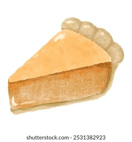 Creamy Pumpkin Pie Delight Slice