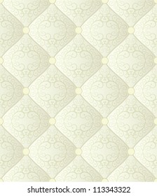 creamy seamless background    quilted fabric