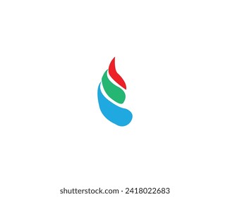 Diseño creativo del logotipo cíclico eps 10.