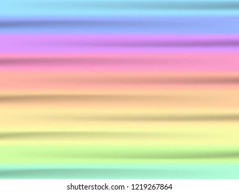 Crease cloth rainbow pastel color vector background