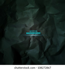 Creased paper abstract background.Vector design.