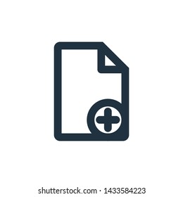 Create Or Add File Icon Vector Design Interface Collection Using For Book, Application, Presentation Or Website 