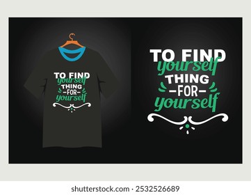 Create Amazing Unique Custom And Typography T-Shirt Design Vector Template