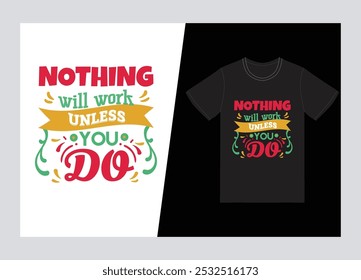 Create Awesome Trendy T-Shirt, Custom Typography T-Shirt Design Vector illustration