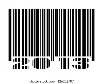 Create bar code 2013 for design work. It's a bar code of a non-existent product