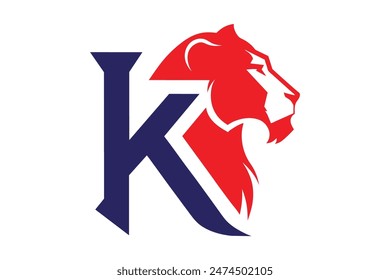 Create a bold and modern stylized African lion emblem for your design. This illustration features sharp lines and striking details for a powerful look.