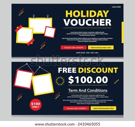 Create captivating holiday vouchers with our enticing template designs! Make gifting memorable with customizable layouts, ensuring a festive touch to every celebration.