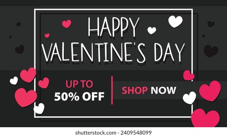 Create captivating Valentine's Day banner templates! Express love with vibrant themes and heartfelt messages. Ideal for businesses showcasing special offers and spreading affection!