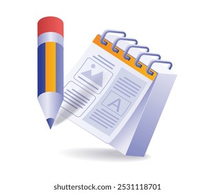 Create concept notes for web application layouts