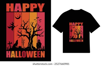 create custom halloween t shirt design for you