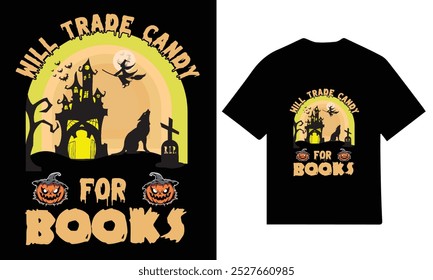 create custom halloween t shirt design for you