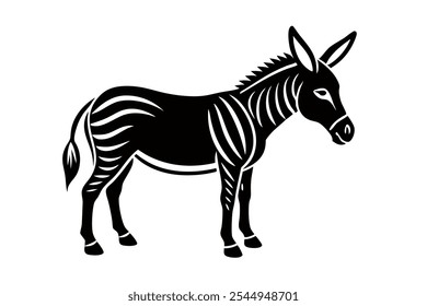 create  a Cute Animal line art design with white background