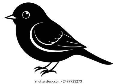 Create a Cute Eastern Bluebird on Vector - Adorable Bird Illustration Design