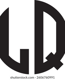 "Create a distinctive brand presence with an LQ monogram logo, featuring a sleek, modern design. Ideal for businesses aiming for a professional and memorable identity."