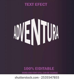 Crie um efeito de texto de aventura épico para seus designs