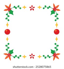  Create festive designs with this Christmas elements border design vector, featuring holiday decorations like snowflakes, wreaths, and ornaments. Perfect for cards, invitations, and decor.