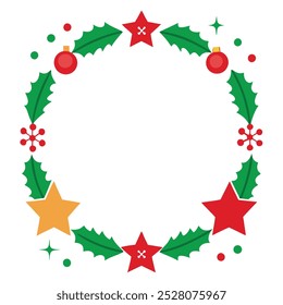  Create festive designs with this Christmas elements border design vector, featuring holiday decorations like snowflakes, wreaths, and ornaments. Perfect for cards, invitations, and decor.