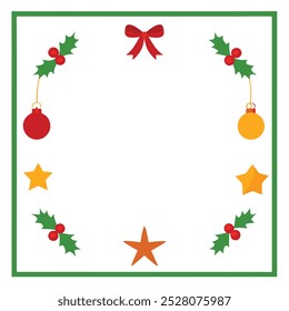  Create festive designs with this Christmas elements border design vector, featuring holiday decorations like snowflakes, wreaths, and ornaments. Perfect for cards, invitations, and decor.