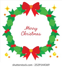 Create a festive look with this holiday frame made of lush green leaves. Ideal for seasonal decor, invitations, and digital designs, adding a natural and elegant touch to your projects.