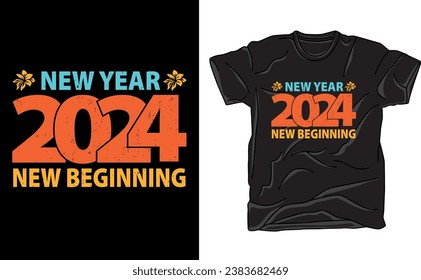 Create a festive New Year shirt: Vibrant fireworks lighting up the night sky, "Cheers to a Brighter Tomorrow" in bold, celebratory lettering, capturing the excitement of a fresh st
