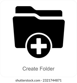 Create Folder and Add Icon Concept