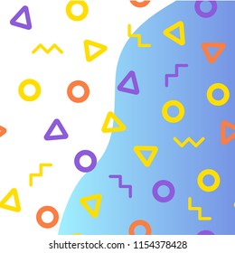 Create Geometric abstract background. pattern, shapes, art, graphic design. Landing page templates