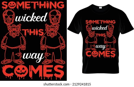 Create Halloween t-shirt design in adobe illustrator...