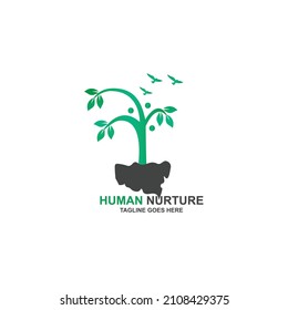 Create Human Nurture Logo Design