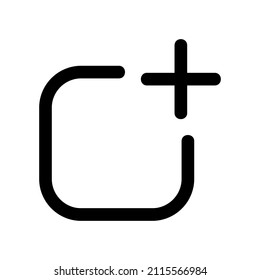 Create icon isolated on white background