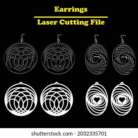 Create an individual set of acrylic and wooden jewelry with my templates for laser cutting machines. Check out my products which are available for all material thicknesses.