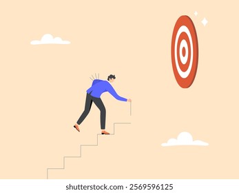 Create a ladder to reach your career goals or progress to success