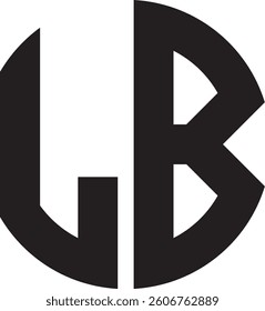 "Create a lasting impression with a sophisticated LB monogram logo, featuring a modern and professional design. Perfect for businesses seeking a unique, memorable identity."