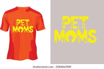 A create minimalist typography calligraphy silhouette vector Pet moms 5