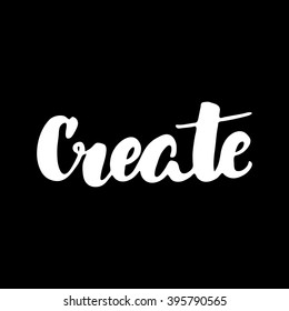 Create motivation calligraphy poster. Good for your design.