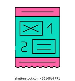 create newsletter line icon vector. create newsletter sign. isolated symbol illustration